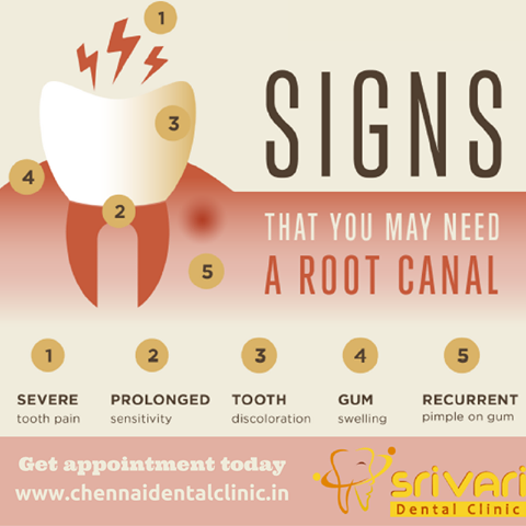 symptoms for root canal treatment
